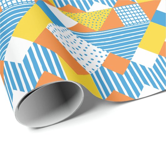 Geometrisch  Abstract achtergrondontwerp Cadeaupapier (Rol Hoek)