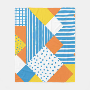 Geometrisch  Abstract achtergrondontwerp Fleece Deken