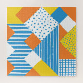 Geometrisch  Abstract achtergrondontwerp Legpuzzel (Horizontaal)