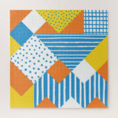 Geometrisch Abstract achtergrondontwerp Legpuzzel (Verticaal)