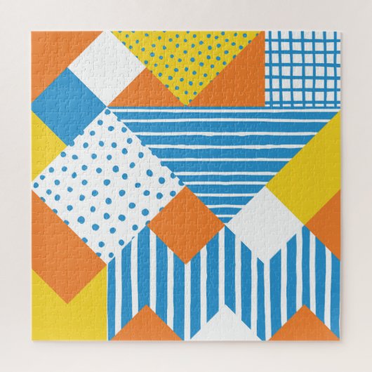 Geometrisch  Abstract achtergrondontwerp Legpuzzel (Verticaal)