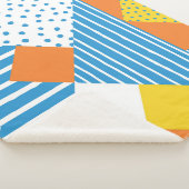 Geometrisch  Abstract achtergrondontwerp Sherpa Deken (3/4)