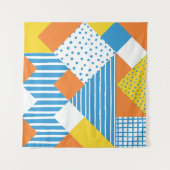 Geometrisch Abstract achtergrondontwerp Wandkleed (Voorkant (horizontaal))