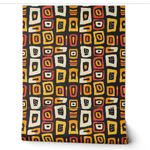 geometrisch Abstract afrikaans patroon Behang