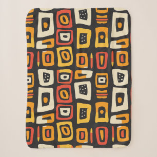 geometrisch Abstract afrikaans patroon Sherpa Deken