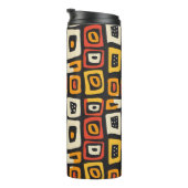 geometrisch Abstract afrikaans patroon Thermosbeker (Geroteerd rechts)