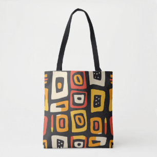 geometrisch Abstract afrikaans patroon Tote Bag