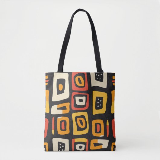 geometrisch Abstract afrikaans patroon Tote Bag (Voorkant)