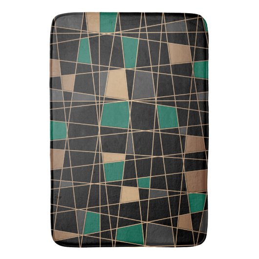 Geometrisch, abstract badmat (Voorkant Verticaal)