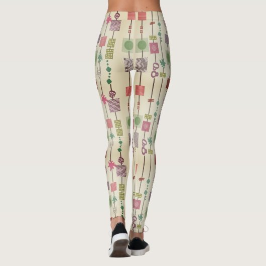 geometrisch abstract bauhaus leggings (Achterkant)