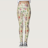 geometrisch abstract bauhaus leggings (Voorkant)