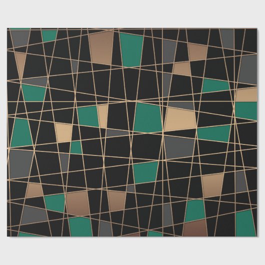 Geometrisch, abstract cadeaupapier (Vlak)