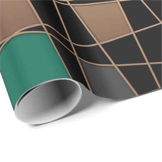 Geometrisch, abstract cadeaupapier (Rol Hoek)