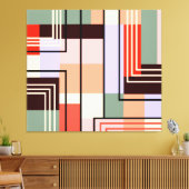 Geometrisch Abstract canvas (Insitu (Woonkamer))