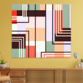 Geometrisch Abstract canvas Afdruk (Insitu (Woonkamer))