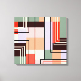 Geometrisch Abstract canvas Afdruk