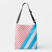 geometrisch, abstract crossbody tas (Achterkant)