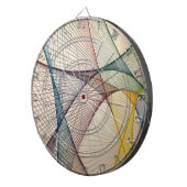 geometrisch Abstract dartbord (Voorkant Rechts)