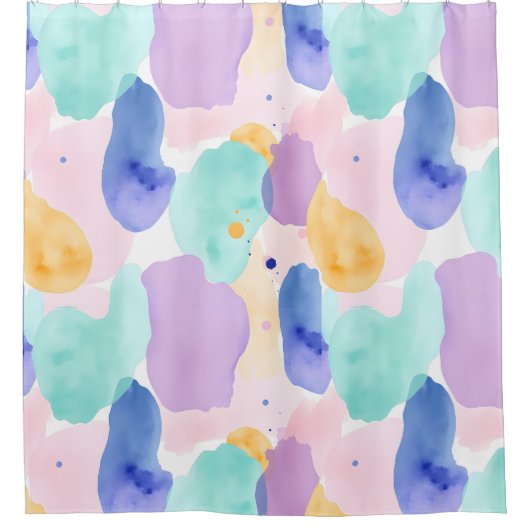 Geometrisch Abstract douchegordijn (Voorkant)