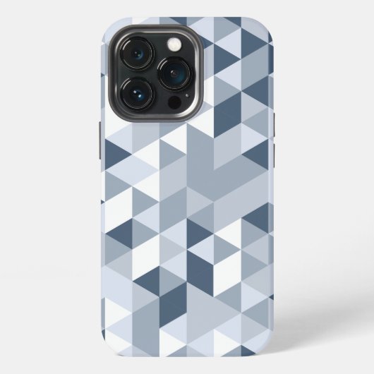 Geometrisch Abstract driehoekspatroon iPhone Case Hoesje (Achterkant)