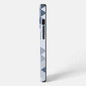 Geometrisch Abstract driehoekspatroon iPhone Case Hoesje (Linkerkant)