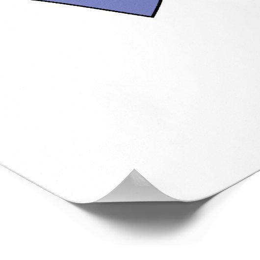 Geometrisch Abstract expressionisme Cubisme poster (Hoek)