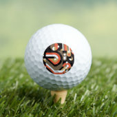 Geometrisch Abstract: Futuristisch kunstwerkontwer Golfballen (Insitu Shirt)