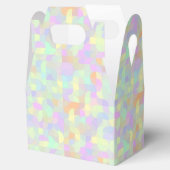 Geometrisch Abstract gedempt pasta Boho Mod Bedankdoosjes (Geopend)