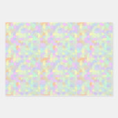Geometrisch Abstract gedempt pasta Boho Mod Inpakpapier Vel (Voorkant 2)