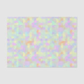 Geometrisch Abstract gedempt pasta Boho Mod Tissuepapier (Voorkant)