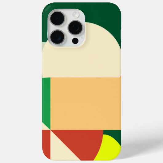 Geometrisch Abstract Gevormd Helder Kleurrijk Mode Case-Mate iPhone Case (Achterkant)