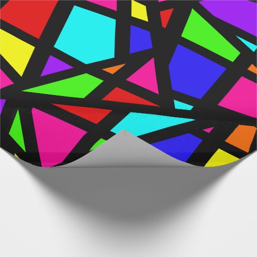 Geometrisch abstract Glas in lood Cadeaupapier (Hoek)