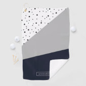 Geometrisch Abstract Golfhanddoek (Insitu)