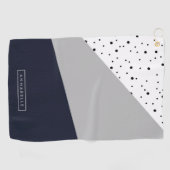 Geometrisch Abstract Golfhanddoek (Horizontaal)