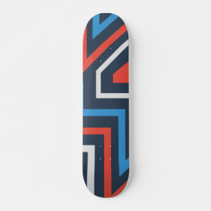 Geometrisch Abstract graffiti-patroon Persoonlijk Skateboard