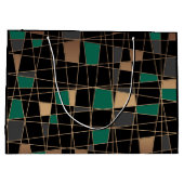 Geometrisch, abstract groot cadeauzakje (Achterkant)