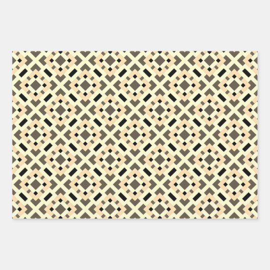 Geometrisch Abstract Inpakpapier Vel (Voorkant 2)