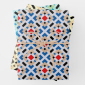 Geometrisch Abstract Inpakpapier Vel (In situ)