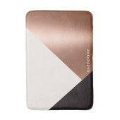 Geometrisch Abstract kleurenblok Badmat (Voorkant Verticaal)