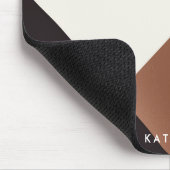 Geometrisch Abstract kleurenblok Muismat (Hoek)