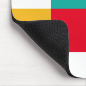 Geometrisch Abstract Kleurrijk Gepersonaliseerd Mo Muismat (Hoek)