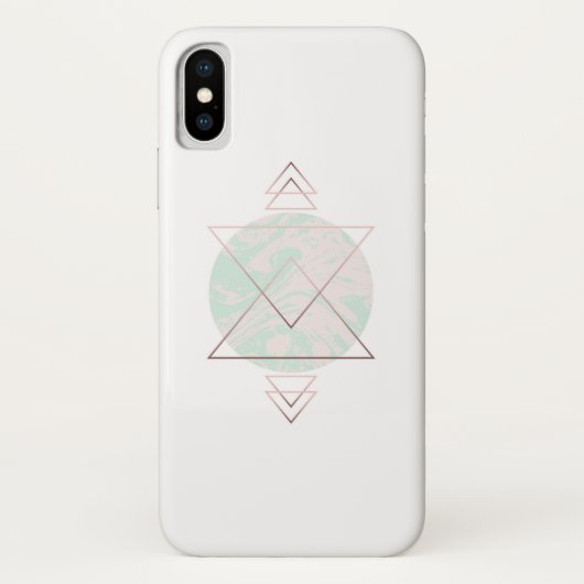 Geometrisch Abstract kunstontwerp Case-Mate iPhone Case (Achterkant)