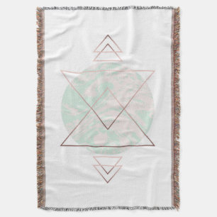 Geometrisch Abstract kunstontwerp Deken
