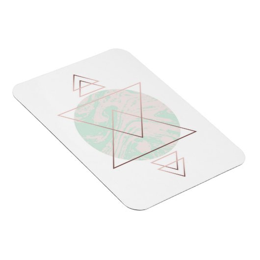 Geometrisch Abstract kunstontwerp Magneet (Rechterzijde)