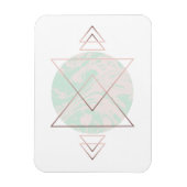 Geometrisch Abstract kunstontwerp Magneet (Verticaal)