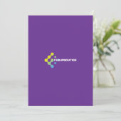 Geometrisch Abstract Logo Design | Moderne Brandin Kaart (Staand voorkant)