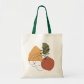 Geometrisch, Abstract, minimaal, modern, pasta tot Tote Bag (Voorkant)