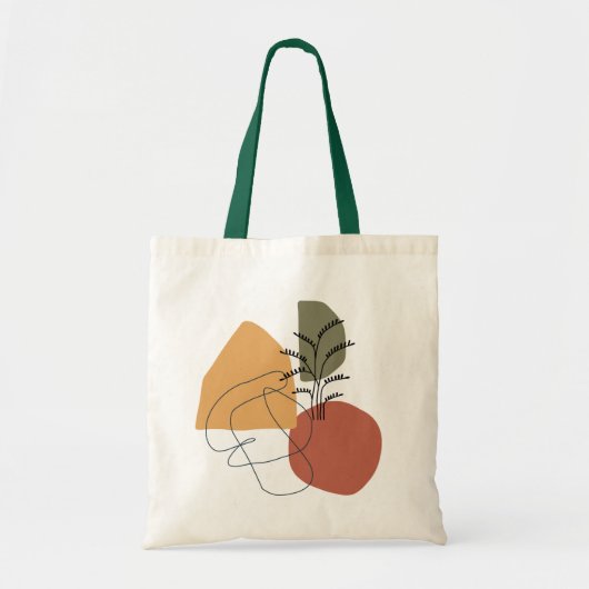 Geometrisch, Abstract, minimaal, modern, pasta tot Tote Bag (Voorkant)