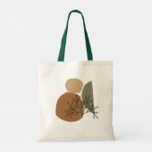 Geometrisch, abstract, minimaal, modern, pastel tote bag (Achterkant)