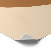Geometrisch abstract minimaal modern pastelposter poster (Hoek)